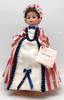 Madame Alexander Americana Doll #34690 Patriotic Colonial Fashion on Stand
