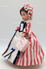 Madame Alexander Americana Doll #34690 Patriotic Colonial Fashion on Stand