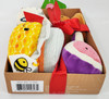 Gigglescape Charcuterie Food Plush Box Set (assorted) Lot of 3