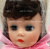 Madame Alexander 1988 The Enchanted Doll House Brunette Doll Pink & White Dress