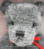 Gund Gray Collectors Bear 1994 Teddy Bear Plush 9 Inch with Red Bow Tie