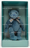 Gund Blue Collectors Gundy Bear 1998 Teddy Bear Plush 9 Inch with Plaid Bow Tie