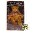 Gund Golden Honey Collectors Bear 1996 Teddy Bear Plush With Plaid Bow Tie