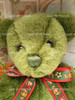 Gund Green Christmas Collectible Bear 1998 Teddy Bear Plush 9 Inch & Ornament