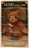 Gund Brown Collectors Bear 1989 Teddy Bear Plush With Red Bow Tie 9 In. Gold Tag