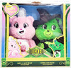 Care Bears x Wicked Love-a-Lot Bear as Glinda & Good Luck Bear as Elphaba 2pk