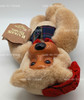 Robert Raikes Original Papa Bear Tan Plush Bear Applause Wooden Face #54191
