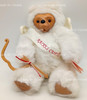 Robert Raike's Cupid Bear White With Quiver 1990 with Wooden Face #662265