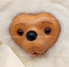 Robert Raike's Cupid Bear White With Quiver 1990 with Wooden Face #662265