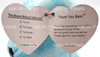 Ty Beanie Baby Thank You Bear the Bear Plush Blue Version 2000