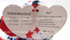 Ty Beanie Baby Red the Bear Plush Independence Day 2003