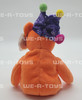 Ty Beanie Baby Happy Birthday the Bear with Jester Hat Plush 2005