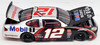 NASCAR Jeremy Mayfield's #12 Ford Taurus 1:24 Die-Cast Replica Car Team Caliber