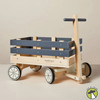Hearth & Hand with Magnolia Wooden Toy Wagon Gray Natural NEW