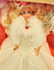 Happy Holidays 1989 Barbie Special Edition Doll w Snowflake Ornament Mattel 3523