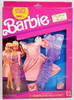 Barbie Fantasy Fashions Set Purple Dress and Peach Dress 1990 Mattel 08242