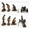 WWII Squads US 75MM Pack Howitzer and Crew Figure Set Ertl 17249
