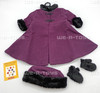 American Girl of Today Sugar Plum Coat Hat & Mittens Doll Fashion Set 2001