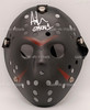 Friday the 13th Jason Mask Ari Lehman Autographed Beckett Witness Black Version