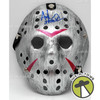 Friday the 13th Jason Mask Ari Lehman Autographed Beckett Witness Silver Version