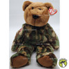 Ty Beanie Buddy Hero the Military Bear Plush 2004