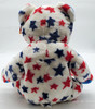 Ty Beanie Buddy Blue the Bear with Blue and Red Stars Plush 2004