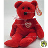 Ty Beanie Baby Secret the Bear Valentine's Themed Plush 2003