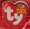 Ty Beanie Baby Secret the Bear Valentine's Themed Plush 2003
