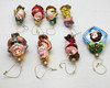 Disney Snow White & The Seven Dwarfs Mercury Glass Christmas Ornaments Set of 8