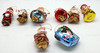 Disney Snow White & The Seven Dwarfs Mercury Glass Christmas Ornaments Set of 8