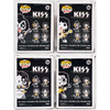 Funko POP Rocks Kiss Demon Starchild Spaceman and Catman Vinyl Figure Set of 4
