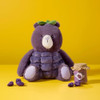 Gigglescape Blackbeary Bear 12 Inch Stuffed Animal