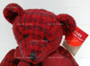 Russ Nelly Bear #4819 Bears From The Past Collection Red & Black Check