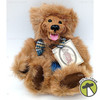 Kimbearly's Originals by A & A Plush Scottie Plush Bear # 19052 In Denim Overall