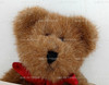 Boyds Bears Nicky Mini Plush Brown Bear & Christmas Gift Card Holder #903600