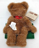 Boyds Bears Nicky Mini Plush Brown Bear & Christmas Gift Card Holder #903600