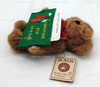 Boyds Bears Nicky Mini Plush Brown Bear & Christmas Gift Card Holder #903600