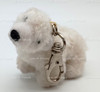 Russ Polar Bear Mini Plush Bear Keychain White Item No. 100881