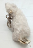 Russ Polar Bear Mini Plush Bear Keychain White Item No. 100881