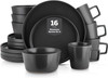 Stone Lain Celina Stoneware 16 Piece Dinnerware Set, Plates and Bowls