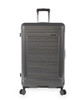 Brookstone Neuer 29" Hardside Checked Spinner Luggage - Charcoal