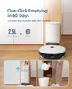 Yeedi Vac Station Robot Vacuum and Mop - Self Emptying 3-in-1 Cleaner White