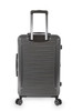 Brookstone Neuer 25" Hardside Medium Checked Spinner Luggage - Charcoal