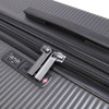 btL 28" Checked Hardside Luggage With 360-Spinner Wheels, Black