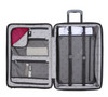 btL 28" Checked Hardside Luggage With 360-Spinner Wheels, Black
