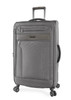 Brookstone Harbour 30" Softside Large Checked Spinner Luggage, Dark Charcoal