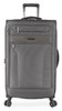 Brookstone Harbour 30" Softside Large Checked Spinner Luggage, Dark Charcoal
