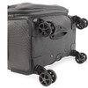Brookstone Harbour 30" Softside Large Checked Spinner Luggage, Dark Charcoal