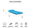 Big Joe Kona Double Sided Mesh 5.5 feet Big Blue Bondi Beach
