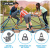 Lifetime Kid's Outdoor 4.5 ft. H x 9 ft. W Dome Climber, Blue and Brown (90939)